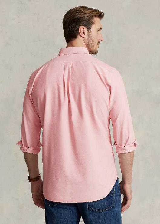 la icónica camisa oxford hombres amanecer rojo Ralph Lauren 2XR2V1439