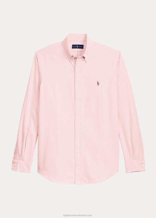la icónica camisa oxford-todos los calces hombres rosa Ralph Lauren 2XR2V8375