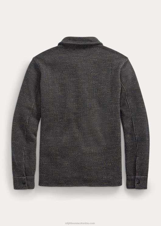 sobrecamisa jacquard hombres carbón/crema Ralph Lauren 2XR2V1781