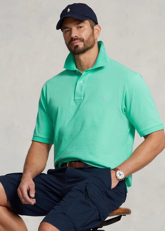 el icónico polo de malla hombres atardecer verde Ralph Lauren 2XR2V1824