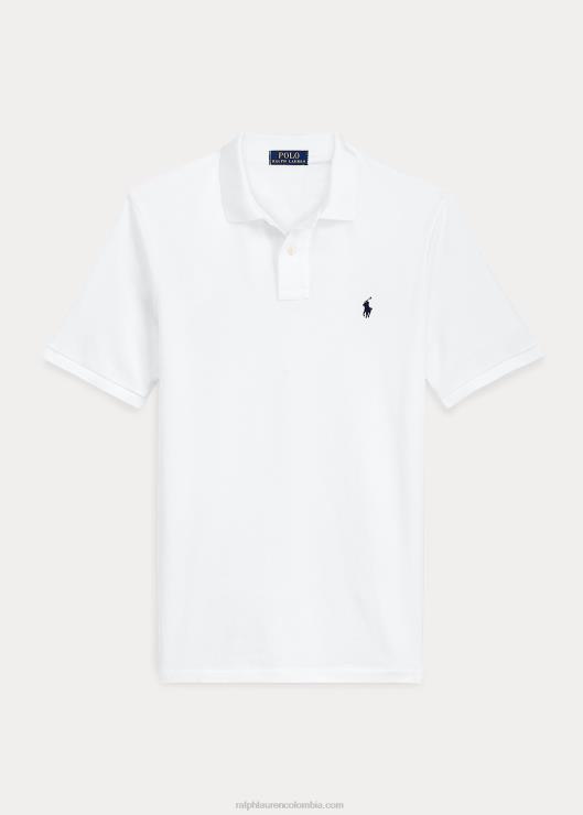 el icónico polo de malla hombres blanco Ralph Lauren 2XR2V1815