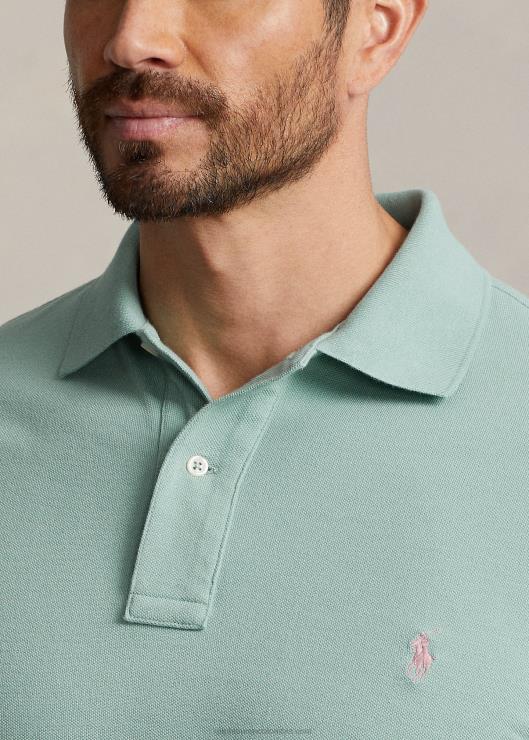 el icónico polo de malla hombres essex verde Ralph Lauren 2XR2V1836