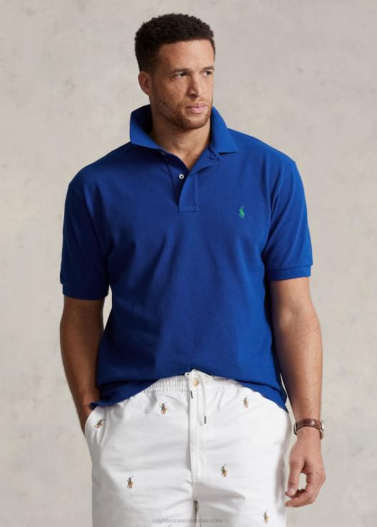 el icónico polo de malla hombres estrella de zafiro Ralph Lauren 2XR2V1831