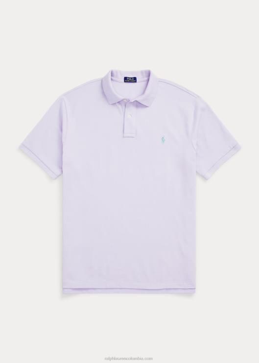 el icónico polo de malla hombres flor morada Ralph Lauren 2XR2V1828