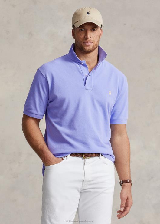 el icónico polo de malla hombres lafayette azul Ralph Lauren 2XR2V1830