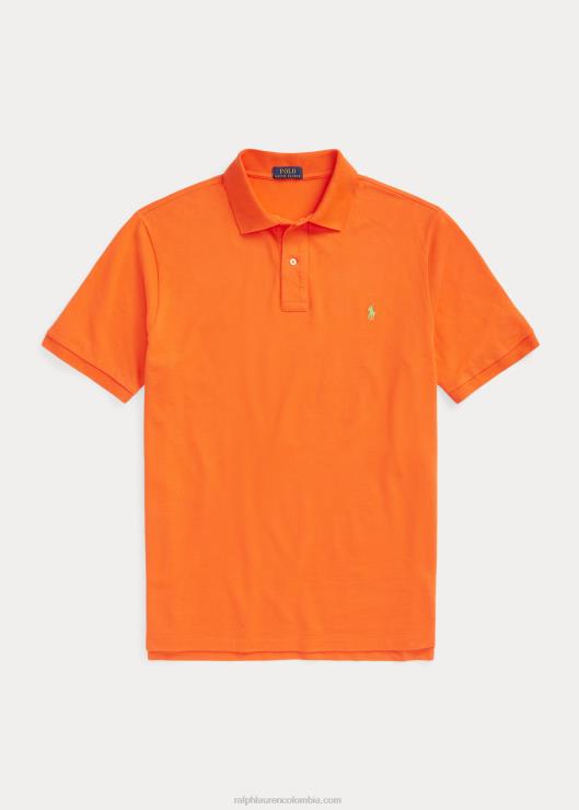 el icónico polo de malla hombres recurso naranja Ralph Lauren 2XR2V1823