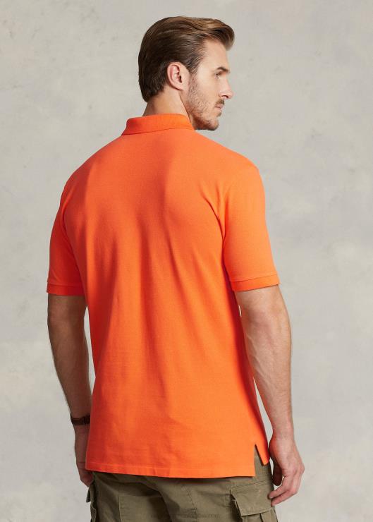 el icónico polo de malla hombres recurso naranja Ralph Lauren 2XR2V1823