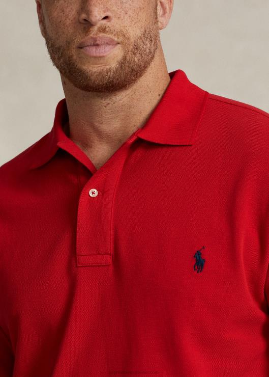 el icónico polo de malla hombres rl2000 rojo Ralph Lauren 2XR2V1822