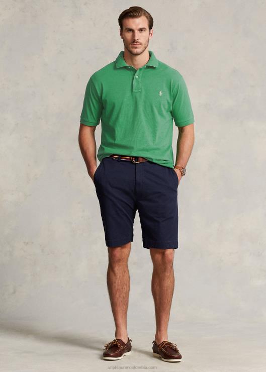 el icónico polo de malla hombres verde optico Ralph Lauren 2XR2V1833