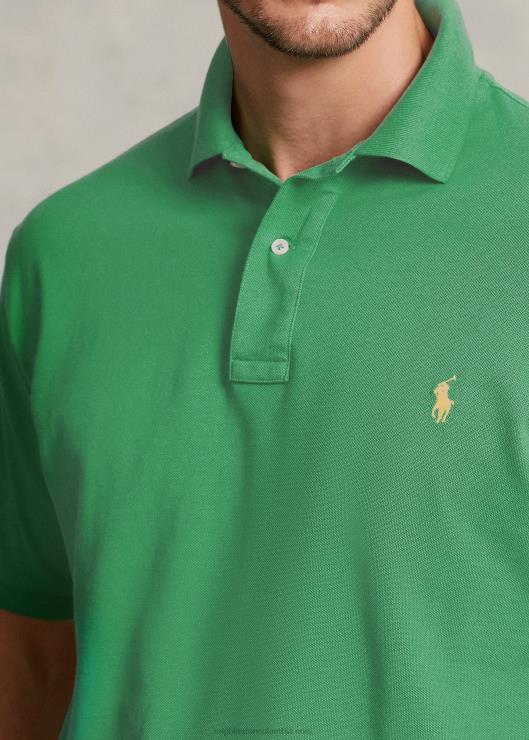 el icónico polo de malla hombres verde optico Ralph Lauren 2XR2V1833
