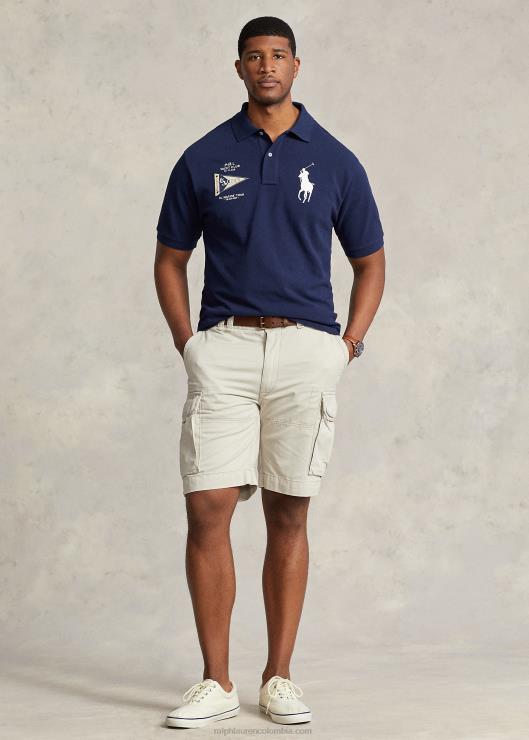 playera polo de malla pony grande hombres Marina de Newport Ralph Lauren 2XR2V8680
