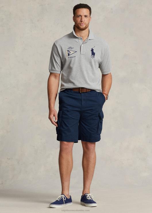 playera polo de malla pony grande hombres y sobre brezo Ralph Lauren 2XR2V8681
