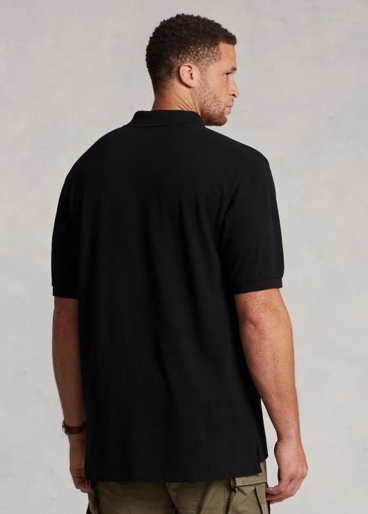playera tipo polo con diseño degradado de Big Pony hombres negro Ralph Lauren 2XR2V1803