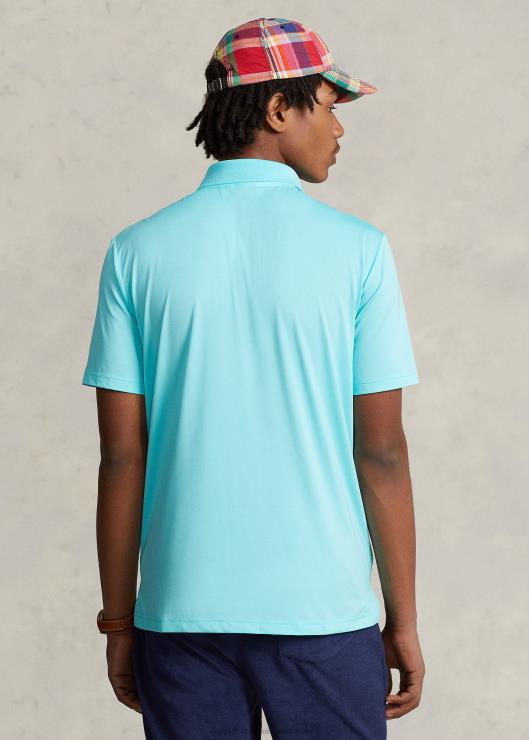 playera tipo polo de ajuste clásico hombres vacaciones azul Ralph Lauren 2XR2V355