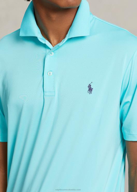 playera tipo polo de ajuste clásico hombres vacaciones azul Ralph Lauren 2XR2V355