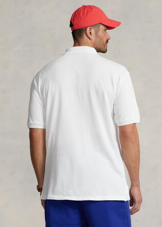 playera tipo polo de rizo spa hombres blanco Ralph Lauren 2XR2V1470