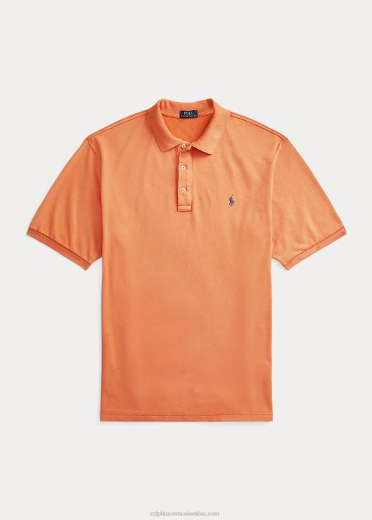 playera tipo polo de rizo spa hombres naranja óptica Ralph Lauren 2XR2V1472