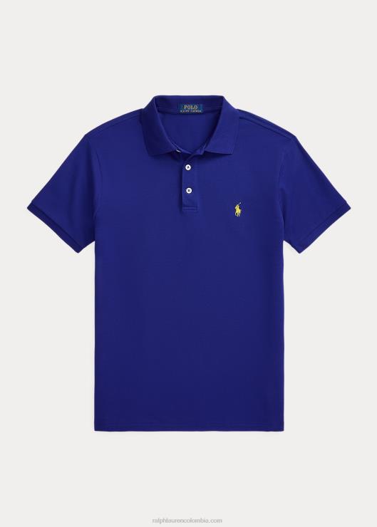 playera tipo polo slim fit de malla elástica hombres herencia real Ralph Lauren 2XR2V950