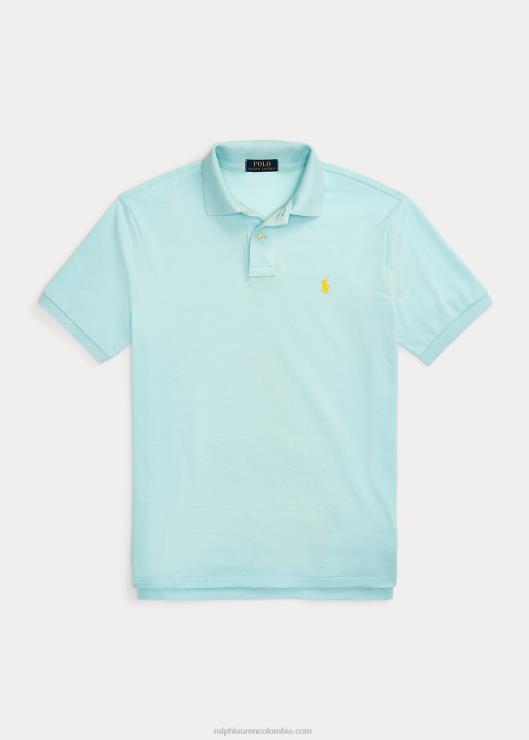 playera tipo polo slim fit de malla hombres agua de la isla Ralph Lauren 2XR2V18