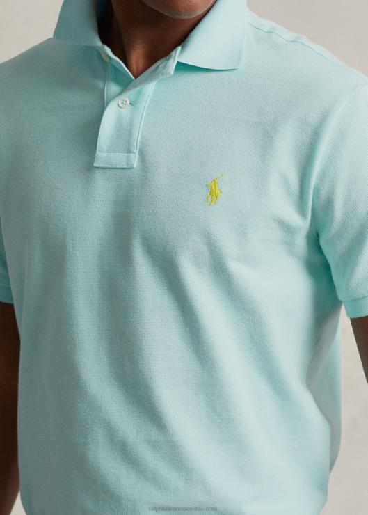 playera tipo polo slim fit de malla hombres agua de la isla Ralph Lauren 2XR2V18