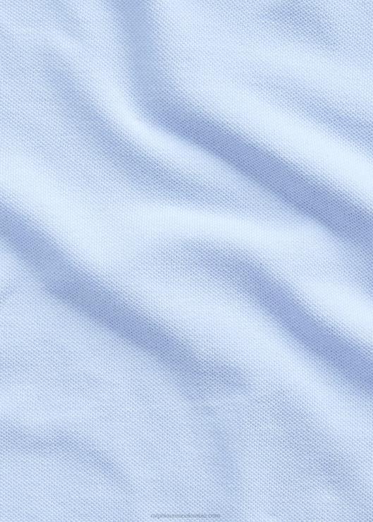 playera tipo polo slim fit de malla hombres oficina azul Ralph Lauren 2XR2V13