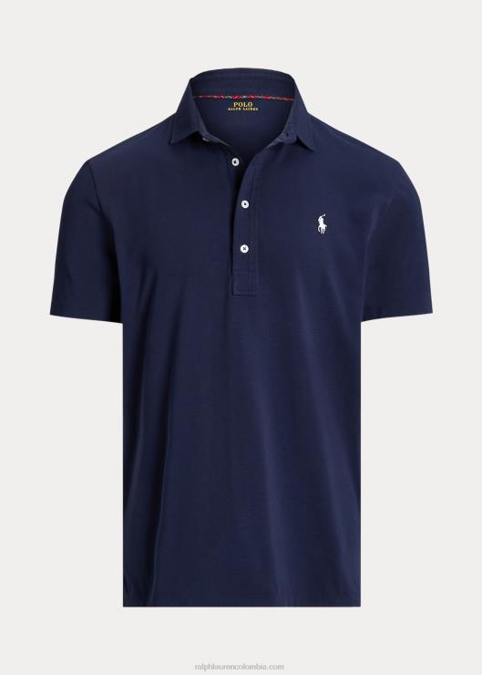playera tipo polo slim fit personalizada hombres azul marino refinado Ralph Lauren 2XR2V1116