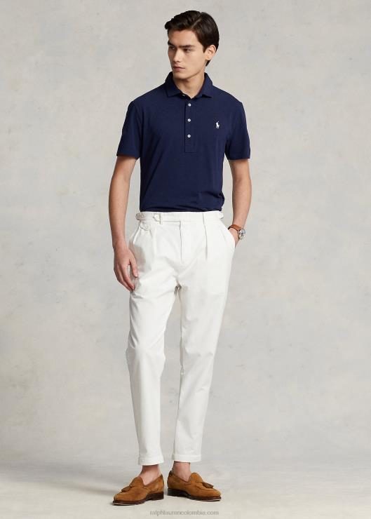 playera tipo polo slim fit personalizada hombres azul marino refinado Ralph Lauren 2XR2V1116