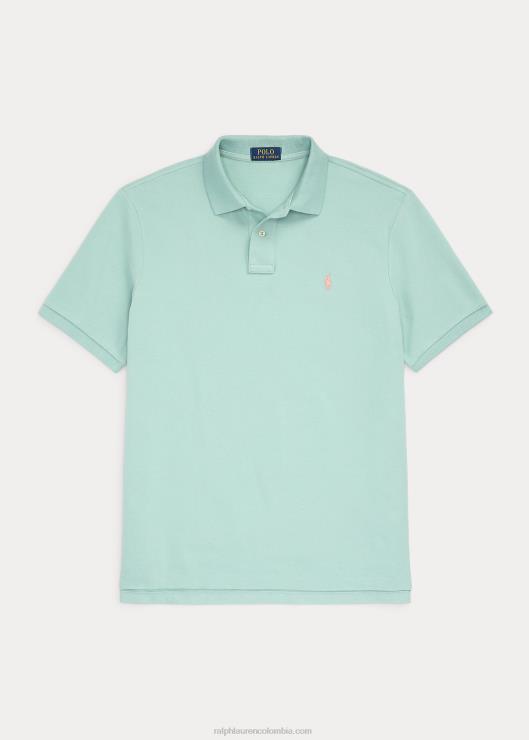 polo cómodo de malla slim fit hombres essex verde Ralph Lauren 2XR2V19