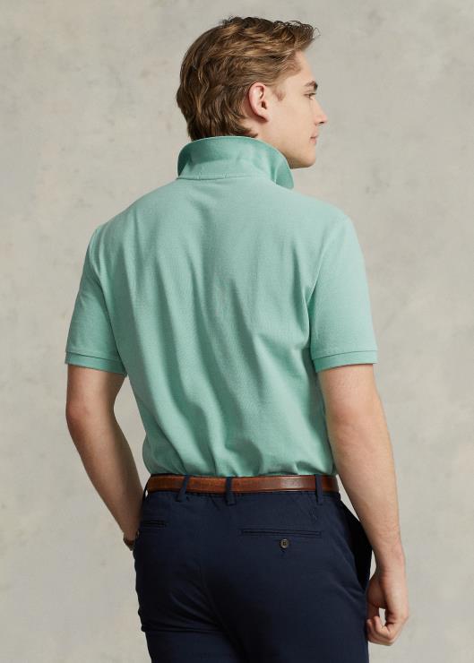 polo cómodo de malla slim fit hombres essex verde Ralph Lauren 2XR2V19