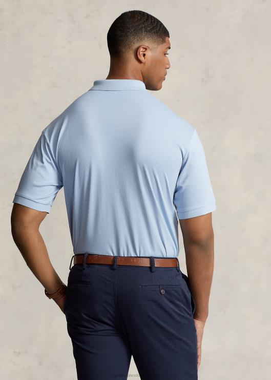 polo de algodón suave hombres finca azul Ralph Lauren 2XR2V1538
