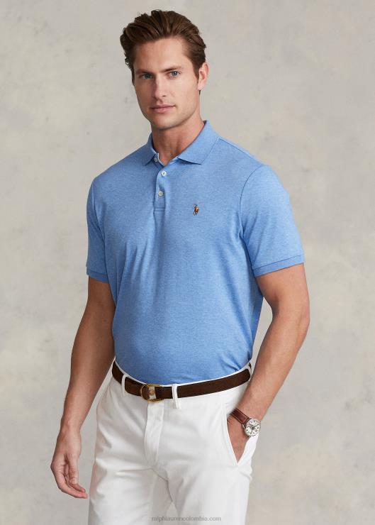 polo de algodón suave-todos los ajustes hombres brezo real suave Ralph Lauren 2XR2V186