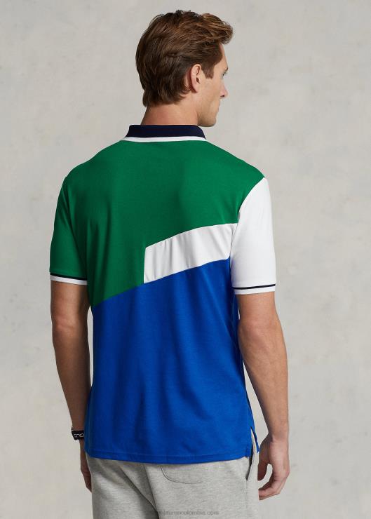 polo de corte clásico de algodón suave hombres zafiro estrella multi Ralph Lauren 2XR2V884