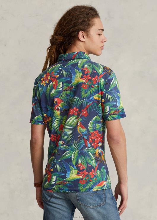 polo de corte clásico de punto tropical hombres loro multi Ralph Lauren 2XR2V1027