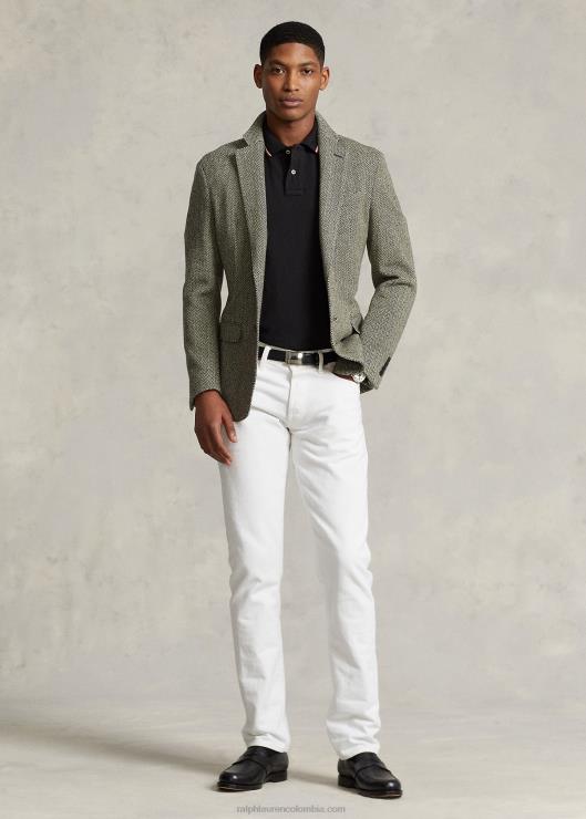 polo de malla de corte clásico hombres negro Ralph Lauren 2XR2V586