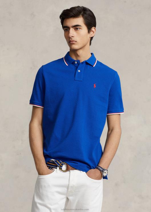 polo de malla de corte clásico hombres real del pacífico Ralph Lauren 2XR2V587