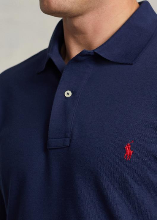 polo de malla de manga larga hombres Marina de Newport Ralph Lauren 2XR2V1871