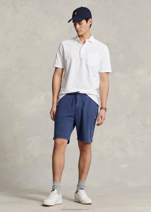 polo de malla de peso pluma de corte clásico hombres blanco Ralph Lauren 2XR2V811