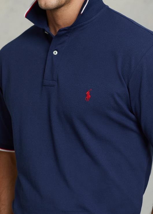 polo de malla hombres Marina de Newport Ralph Lauren 2XR2V1355