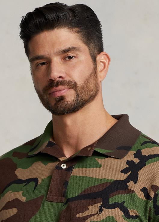 polo de malla hombres camuflaje excedente Ralph Lauren 2XR2V1604
