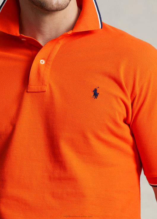 polo de malla hombres vela naranja Ralph Lauren 2XR2V1354