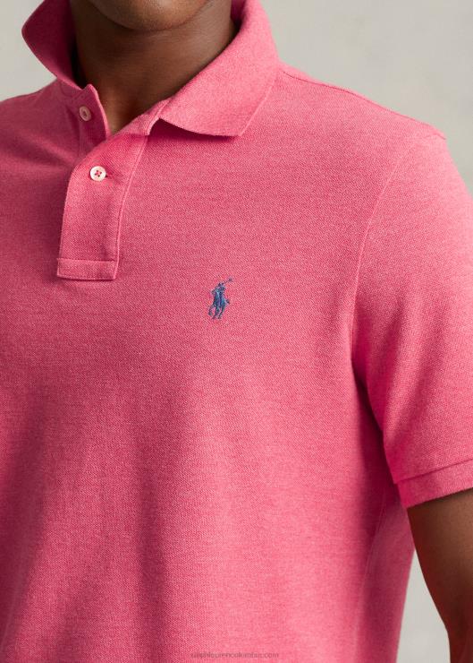 polo slim fit de malla casual/de trabajo hombres brezo rosa de las tierras altas Ralph Lauren 2XR2V46