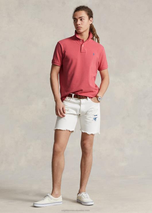 polo slim fit de malla casual/de trabajo hombres cielo Rojo Ralph Lauren 2XR2V41