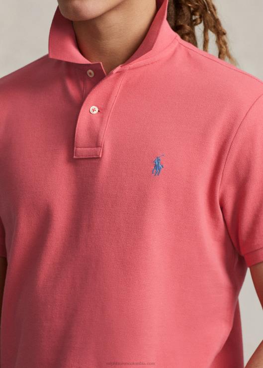 polo slim fit de malla casual/de trabajo hombres cielo Rojo Ralph Lauren 2XR2V41