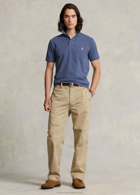 polo slim fit de malla casual/de trabajo hombres viejo real Ralph Lauren 2XR2V9