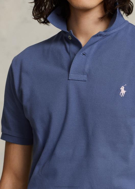 polo slim fit de malla casual/de trabajo hombres viejo real Ralph Lauren 2XR2V9