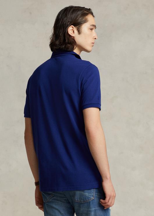 polo slim fit de malla hombres otoño real/amarillo Ralph Lauren 2XR2V6