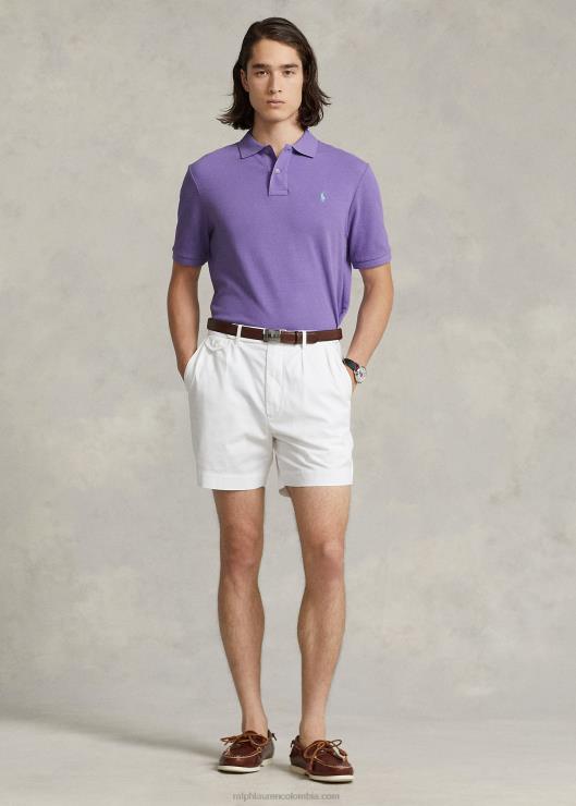 polo slim fit nuevo de malla hombres cactus morado Ralph Lauren 2XR2V34