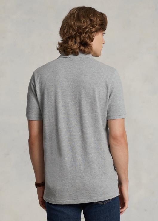 polo slim fit nuevo de malla hombres y sobre brezo/azul marino Ralph Lauren 2XR2V32