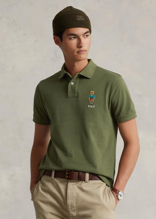 polo slim fit personalizado con osito hombresRalph Lauren 2XR2V8660