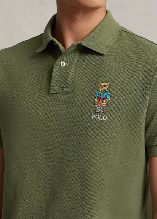 polo slim fit personalizado con osito hombresRalph Lauren 2XR2V8660